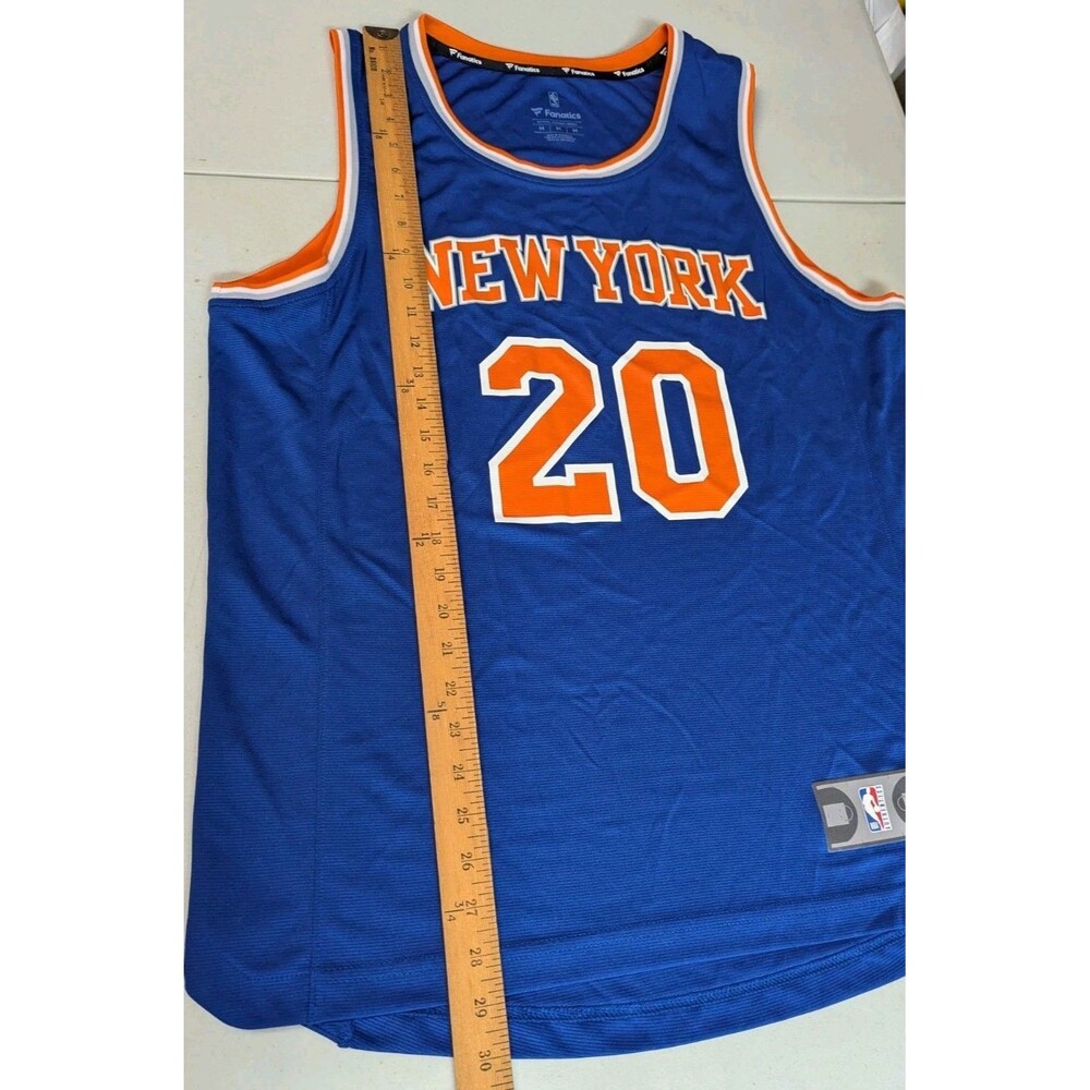 FANATICS FAST BREAK NBA NEW YORK KNICKS KEVIN KNOX BLUE JERSEY sz MEDIUM - Picture 3 of 11
